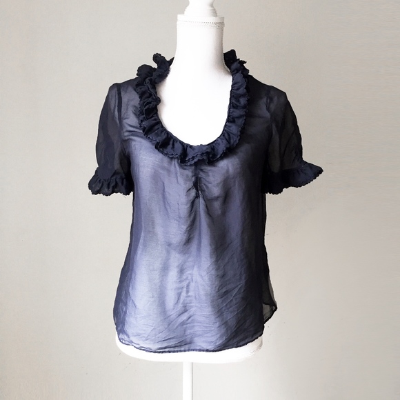 marc jacobs ruffle blouse